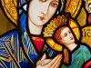 Stained glass – Mary and Jesus
